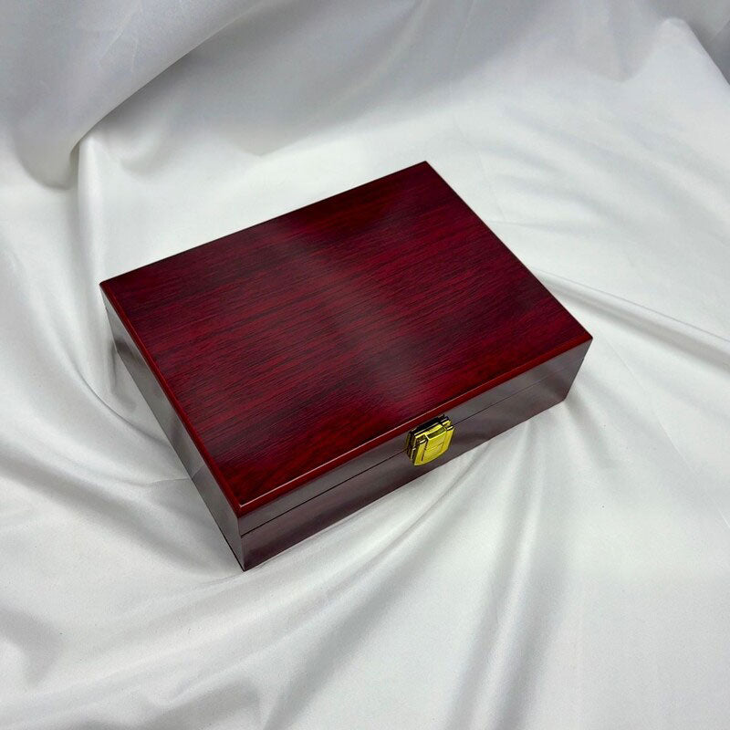 Locking Wooden Jewelry Box