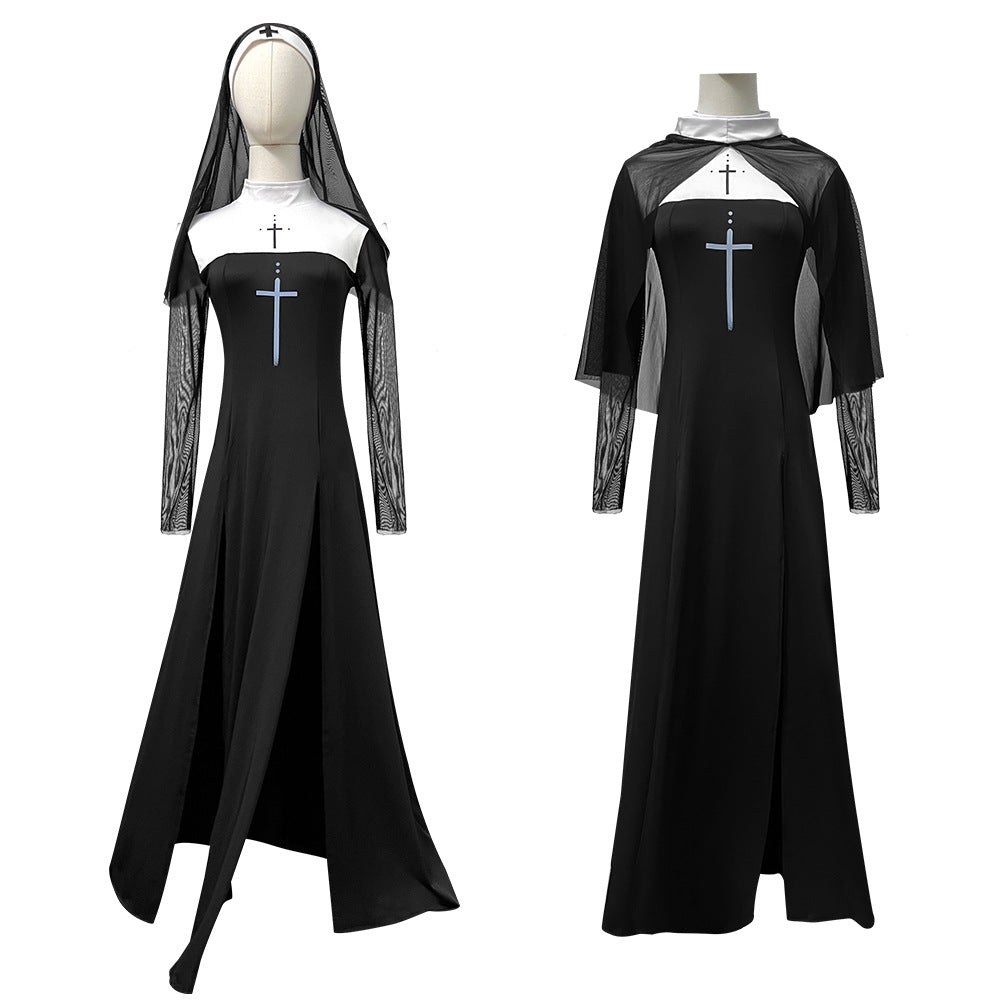 Adult Nun Cosplay Costume