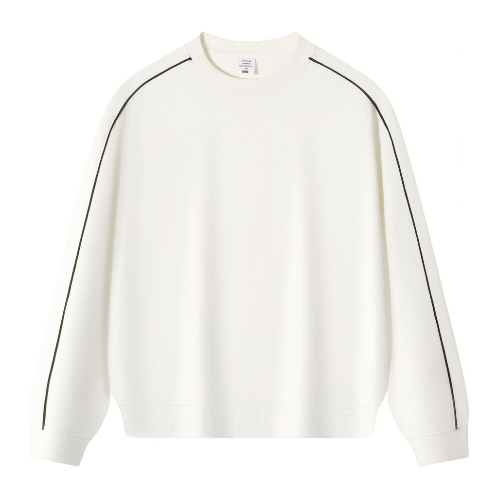 Color-Block Crewneck Hoodie