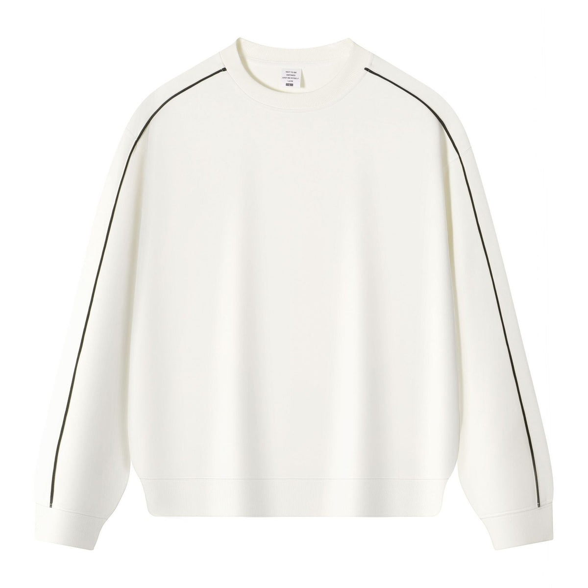 Color-Block Crewneck Hoodie