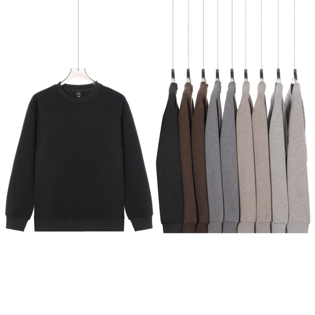Loose Crewneck Long-Sleeve Sweatshirt