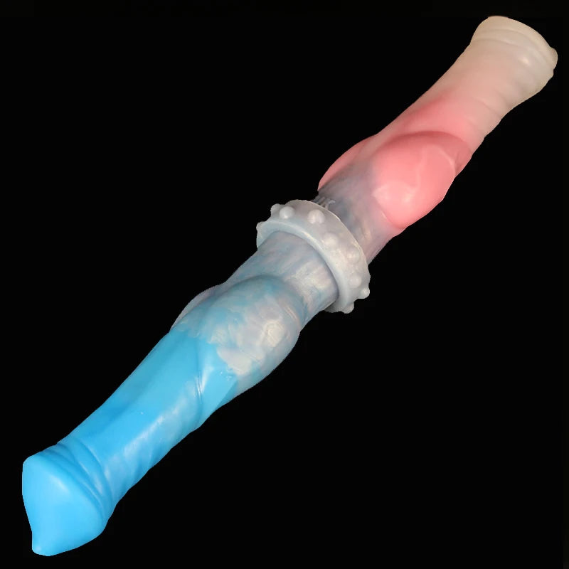 LUUK Double-Ended Knotted Animal-Style Dildo