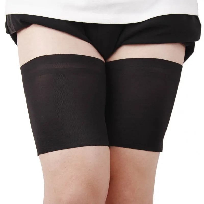 Summer Anti friction thigh band Smoothness and silky two anti-slip silicone strips prevent inner-thigh chafing comfort Dropship