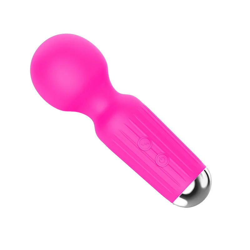 20-Speed USB-Rechargeable Mini Wand Vibrator