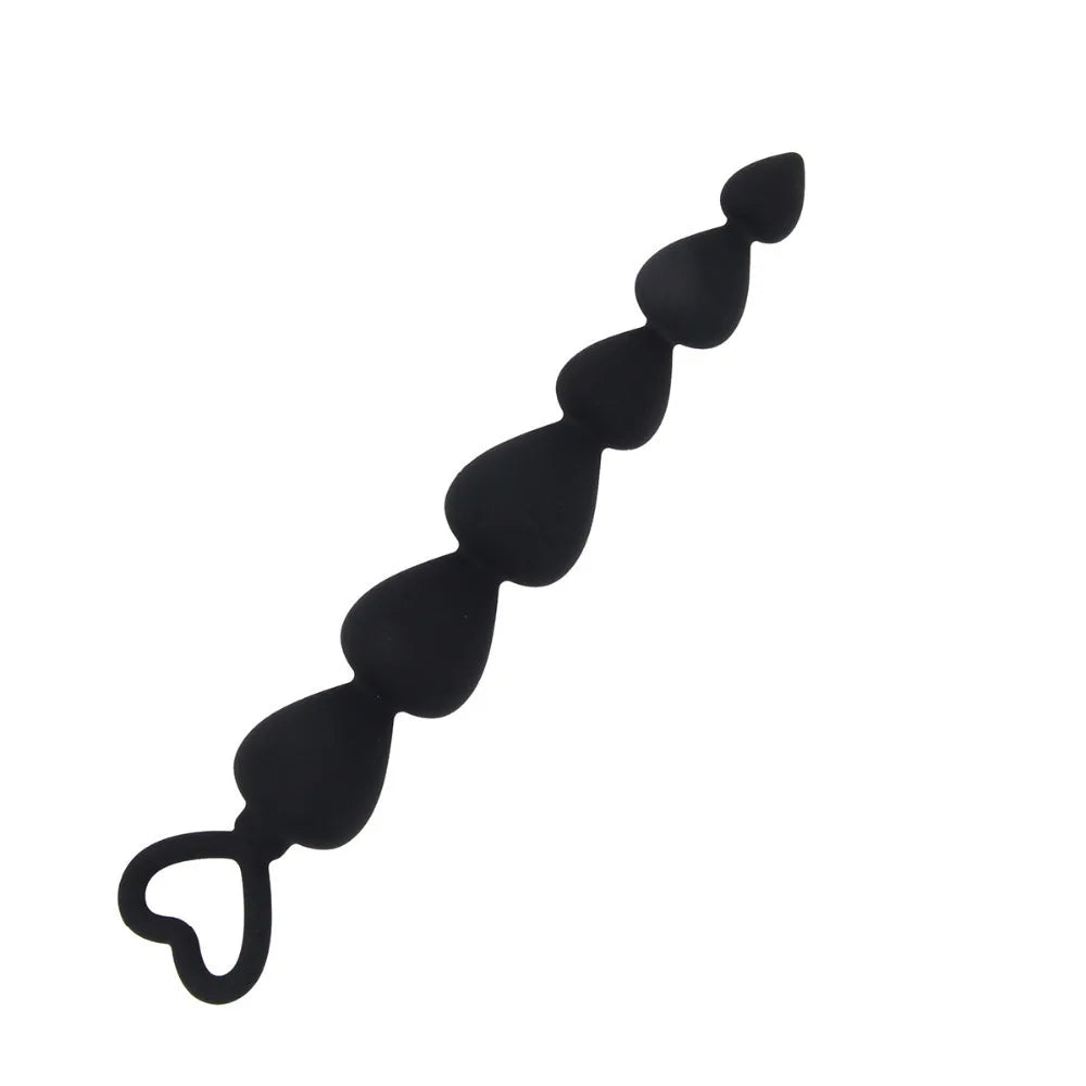 Small Silicone Beginner Anal Bead Set