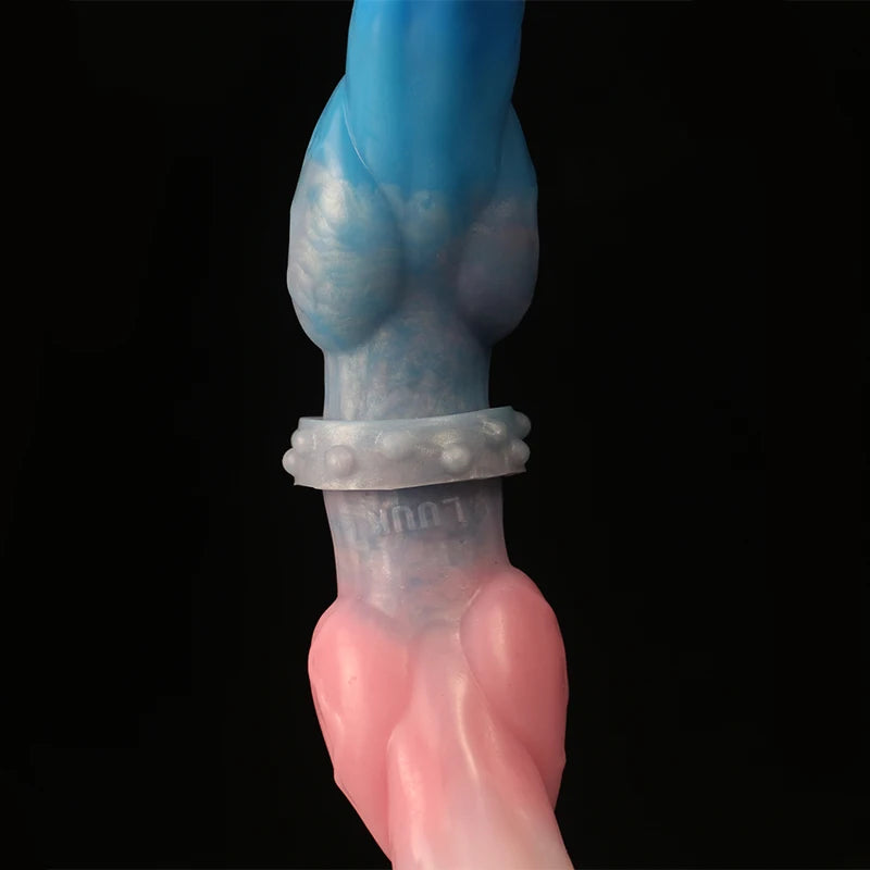 LUUK Double Dildo Animal Horse Dick Huge Knot Dildo Soft Silicone Anal Dilator Anal Plug Animal Sex Toys for Women Masturbator