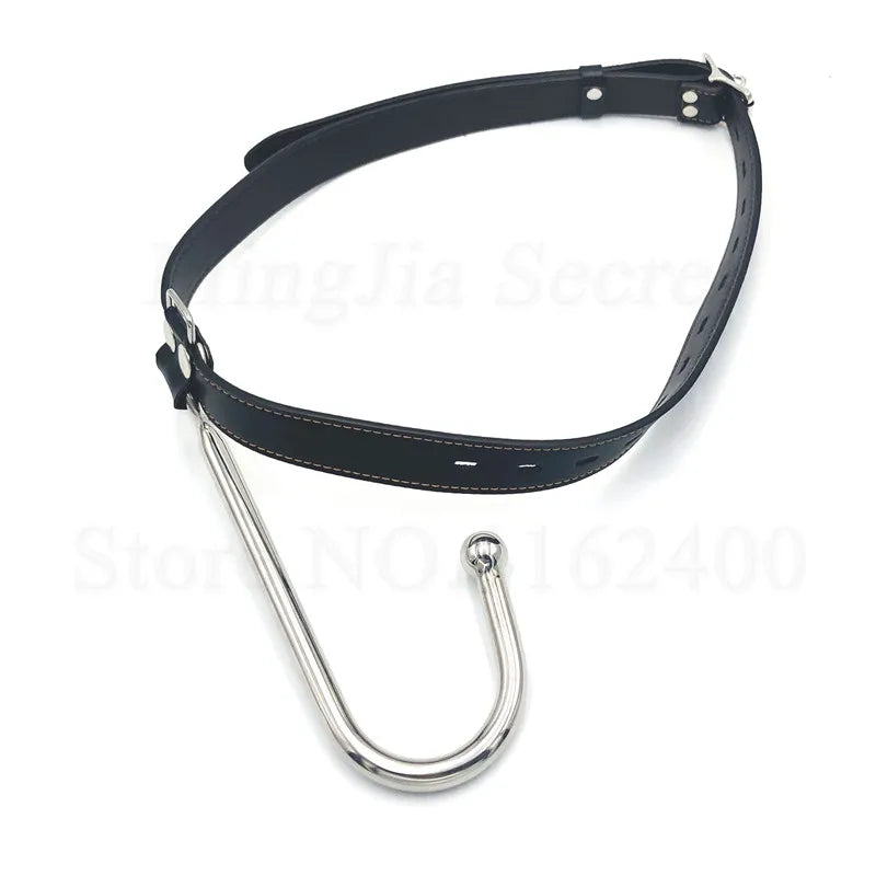 Stainless Steel Female Chastity Belt with Anal Plug
