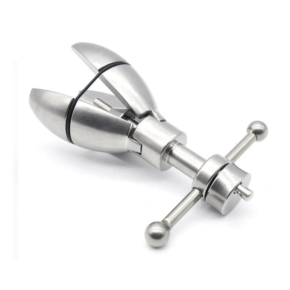 Stainless Steel Locking Anal Plug