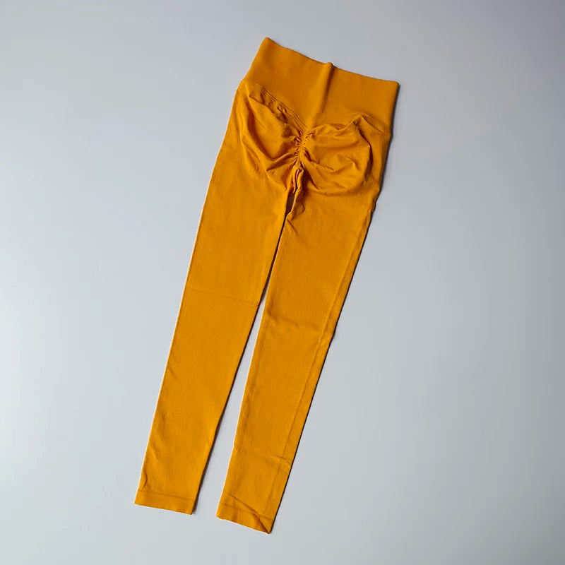 Women's Seamless High-Waist Push-Up Yoga Leggings