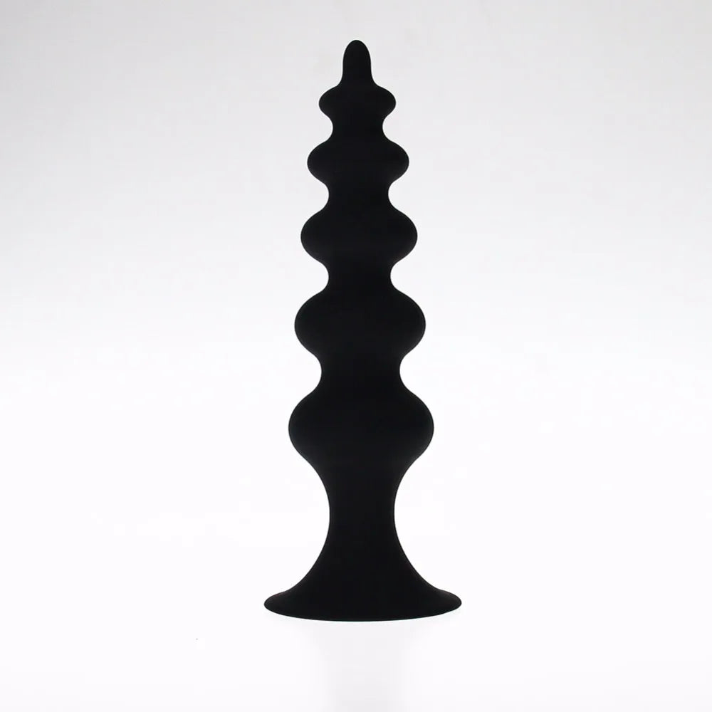 Silicone Anal Bead & Butt Plug Set