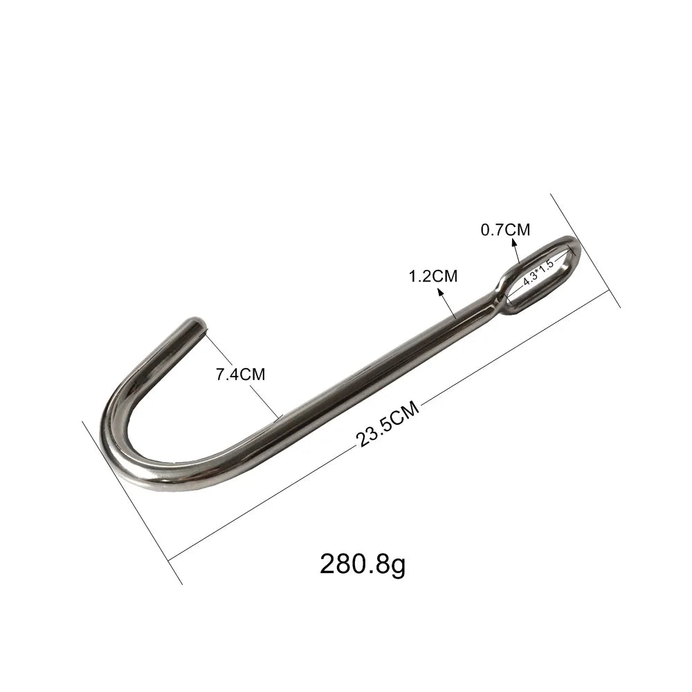 Stainless Steel Anal Hook & Ball Plug