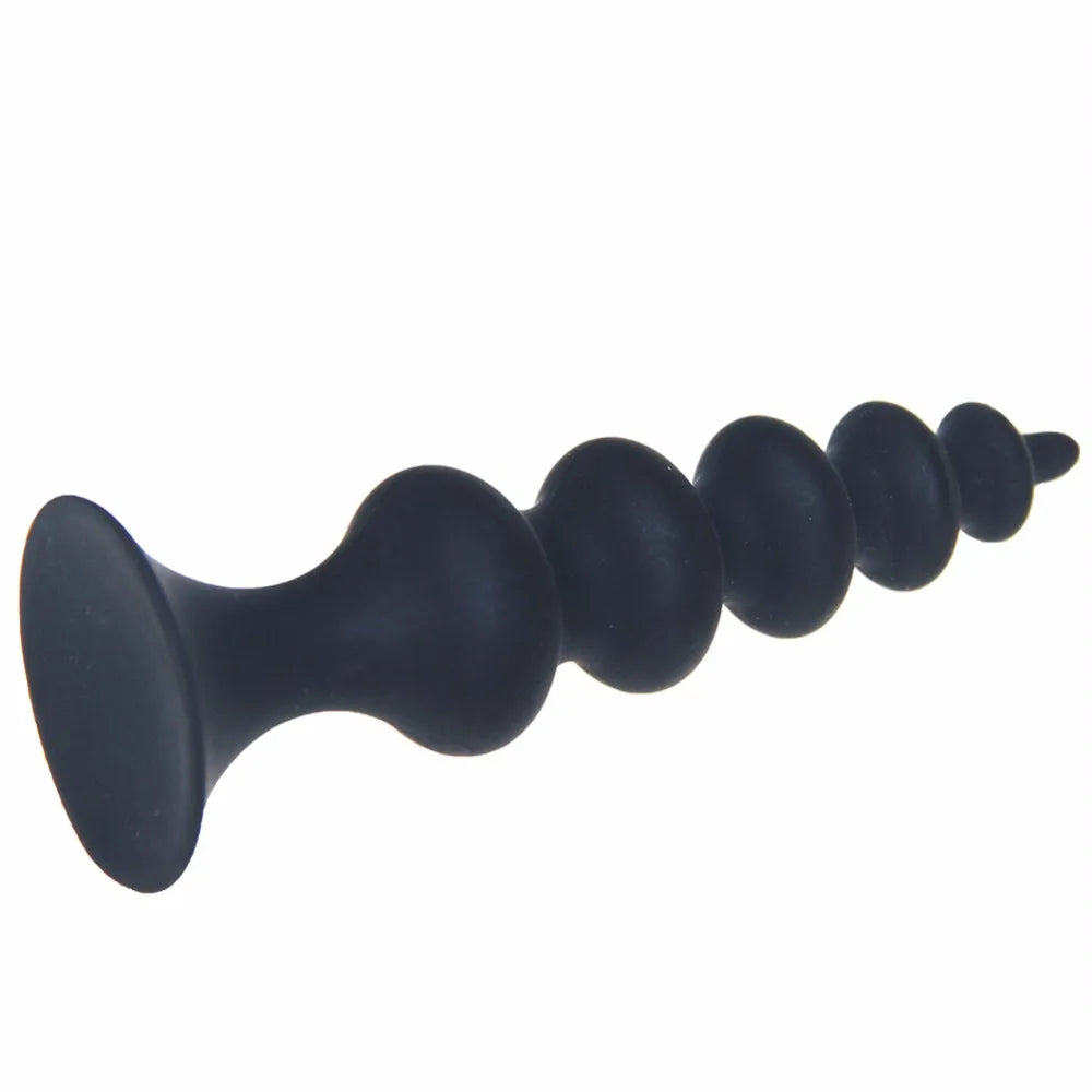 Silicone Anal Bead & Butt Plug Set