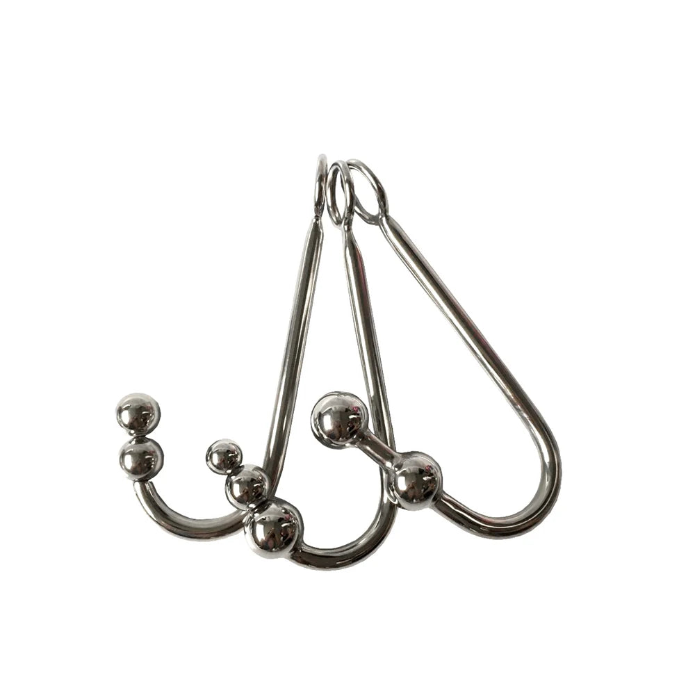 Stainless Steel Anal Hook & Ball Plug