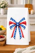 Patriotic Bow Kitchen Towel