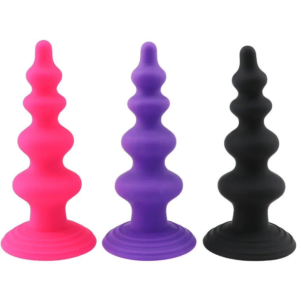 Silicone Anal Bead & Plug Trainer