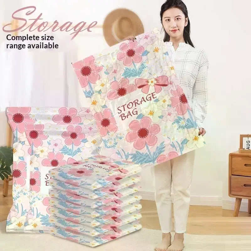 Vacuum Compression Storage Bag for Comforters & Blankets