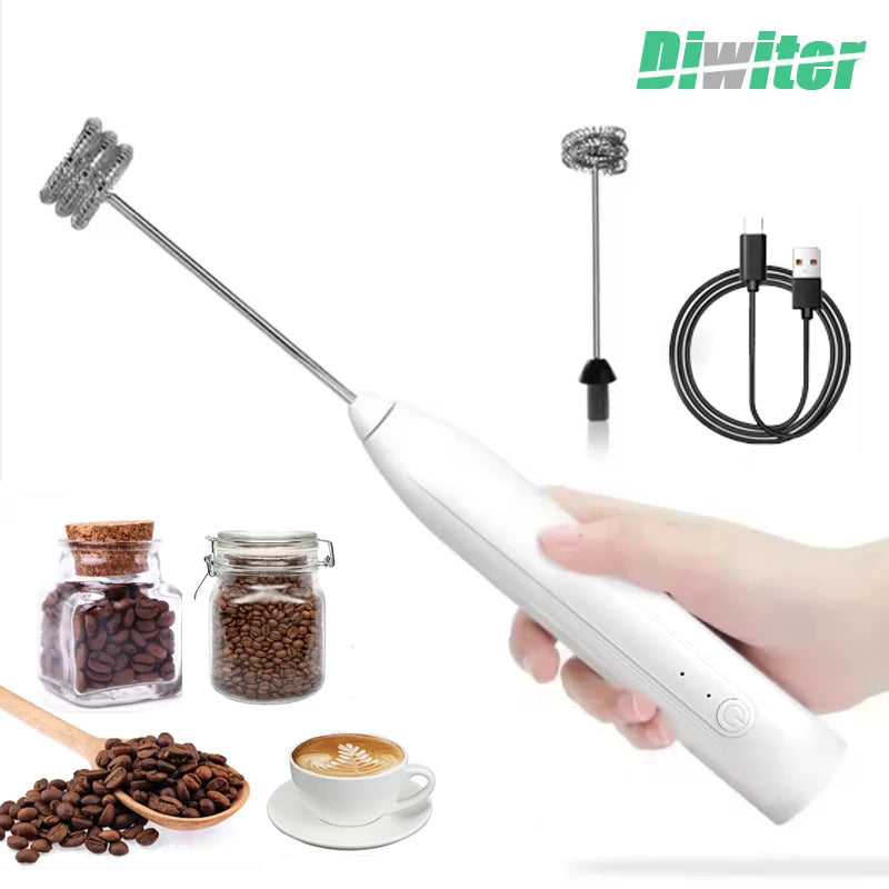 3-Speed USB Rechargeable Hand Mixer
