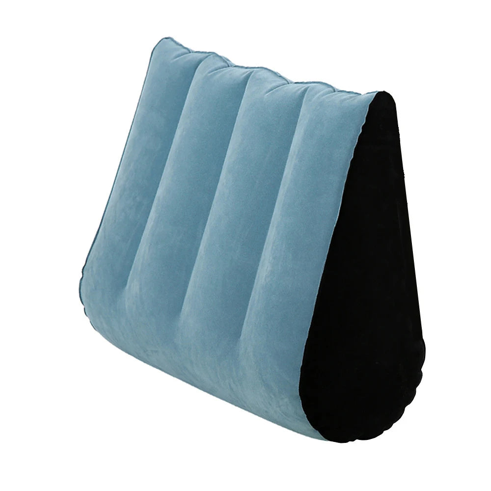 Inflatable Triangular Couple Positioning Wedge Pillow
