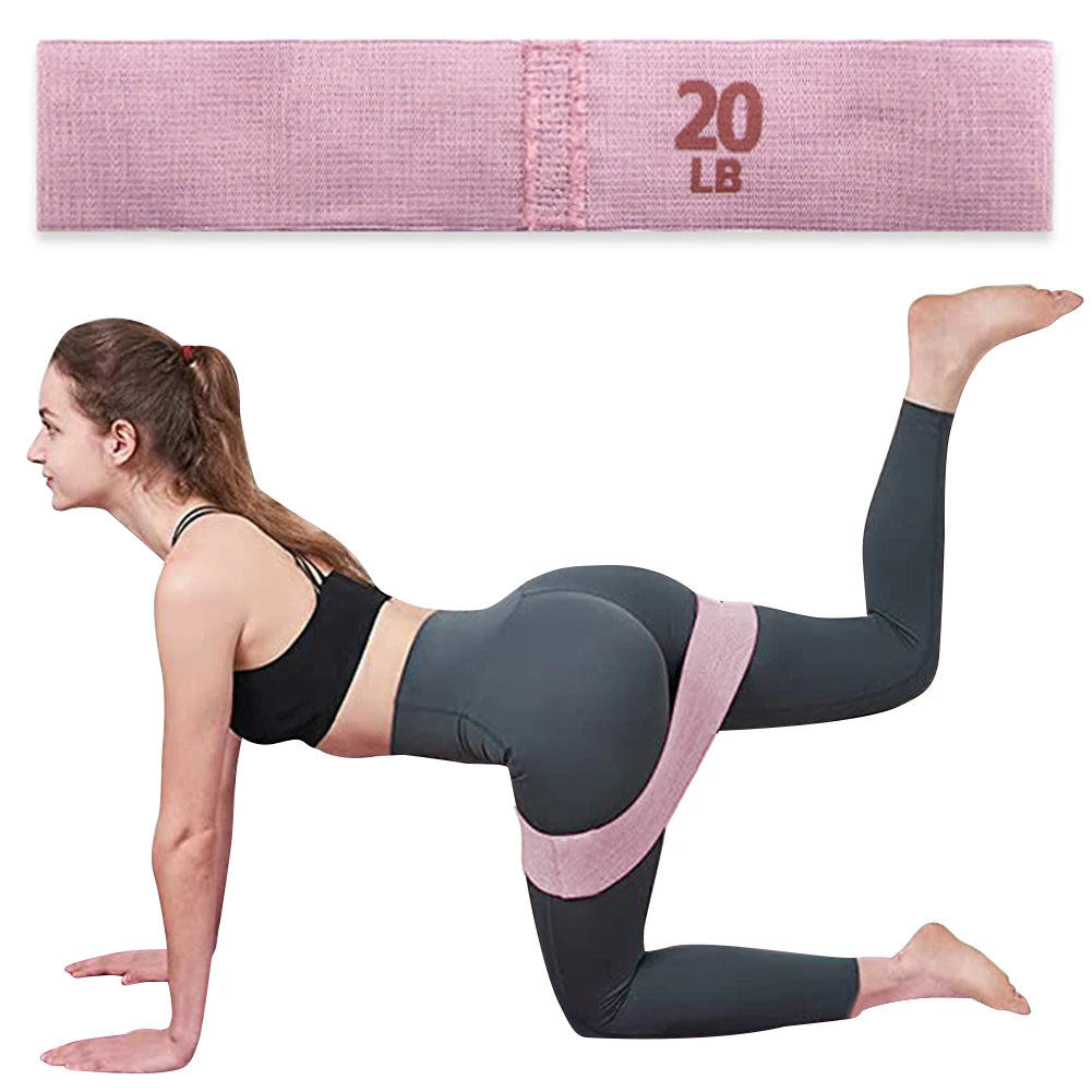 15–90 lb Fabric Hip Resistance Bands