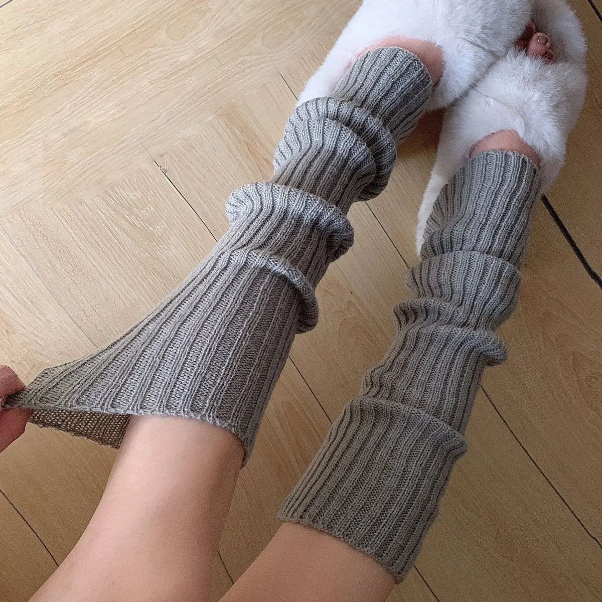 42/52/72cm Knit Lolita Leg Warmers