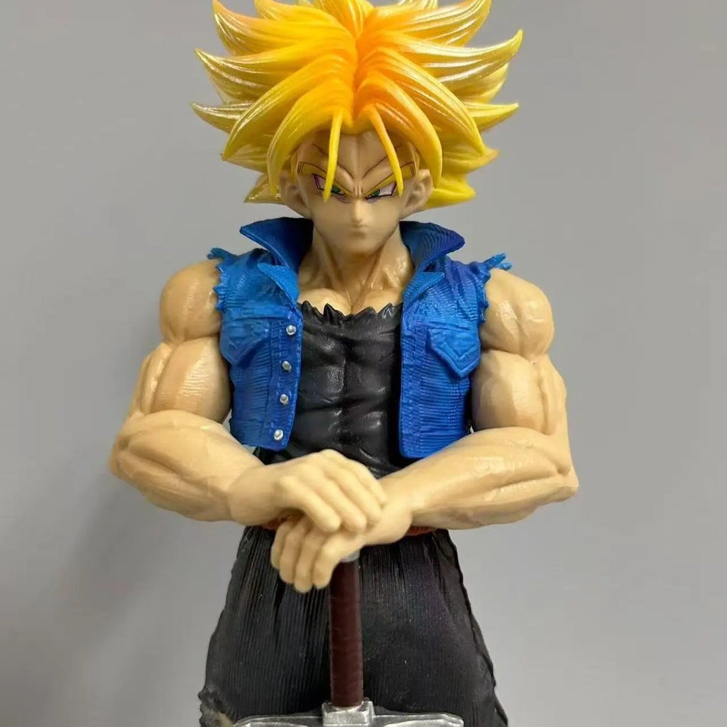 Anime Dragon Ball Z Trunks Figure  Future Trunks Action Figures 25CMPVC Statue Collection Model Toys Gifts