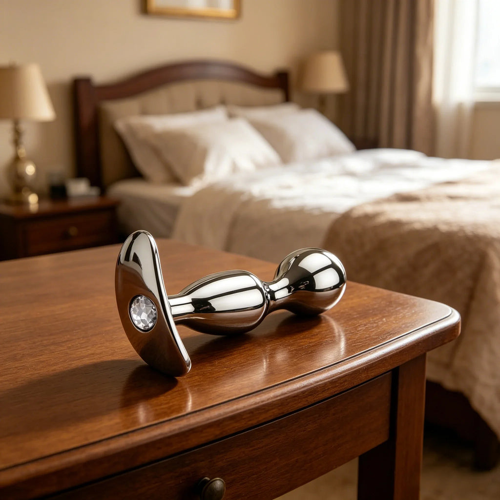 Stainless Steel Anchor-Base Anal Plug