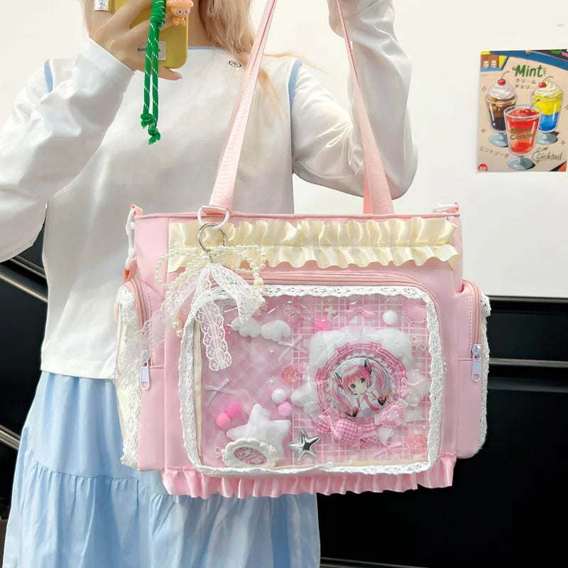 Lolita Lace Transparent Ita Bag