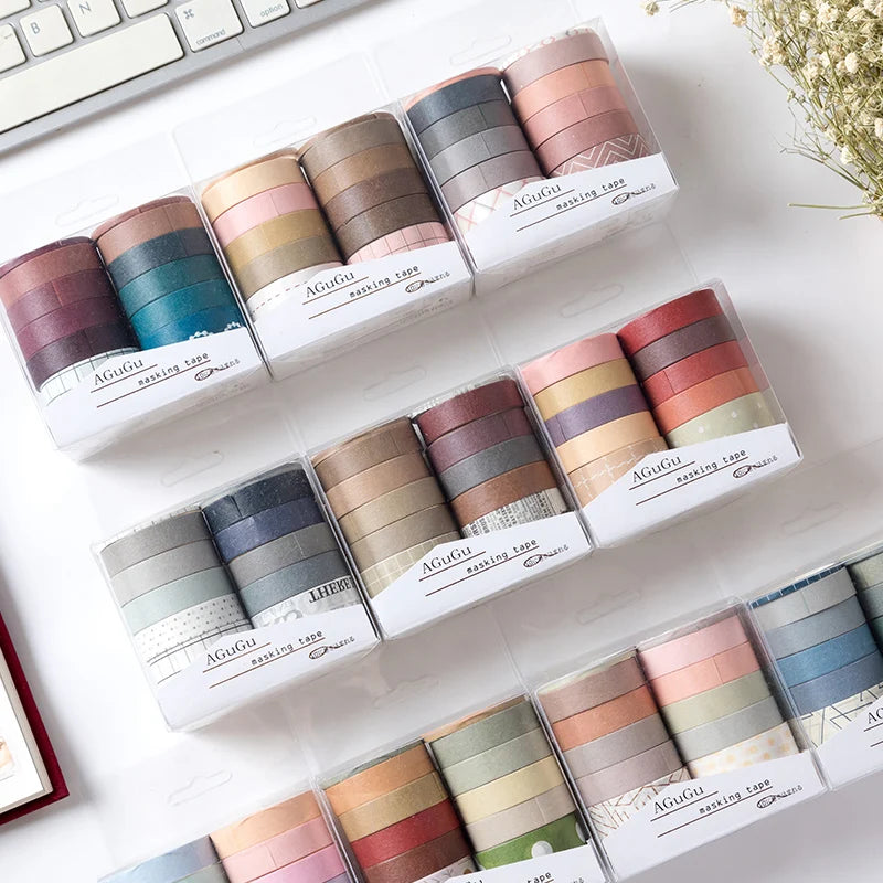 10-Roll Kawaii Washi Tape Set