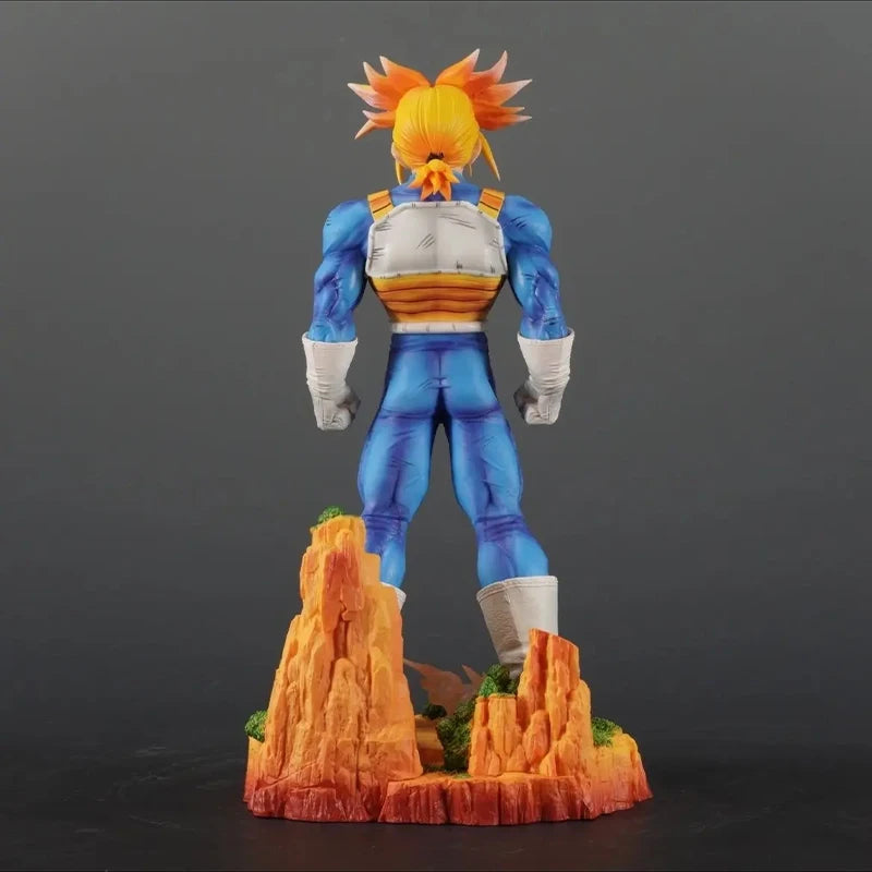 Dragon Ball Z Super Trunks Figure Replaceable Heads Future Trunks Action Figures 29cm Pvc Statue Collectible Model Toy Gifts