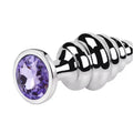 Crystal Stainless Steel Anal Plug