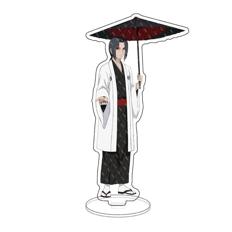 Japan Naruto Acrylic Stand Shippuden Uchiha Sasuke Sakura Desktop Decoration Doll anime figure character Christmas gift 15cm