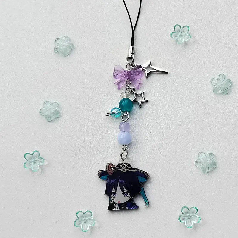 Genshin-Inspired Wanderer, Furina, Neuvillette & Xiao Charm