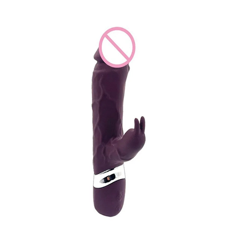 Rechargeable Rabbit Vibrator with Dual Stimulation