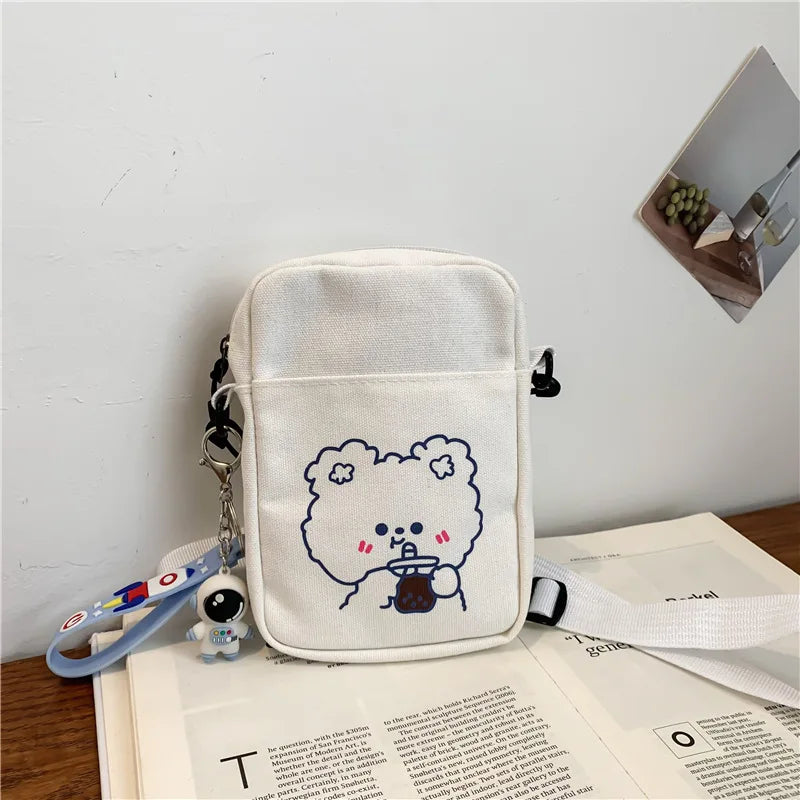 Mini Canvas Crossbody Phone Bag