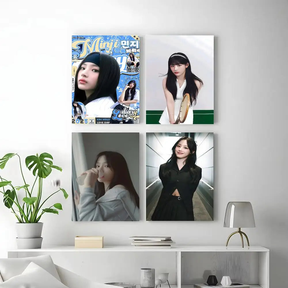 Kim Minji K-Pop Y2K Wall Poster