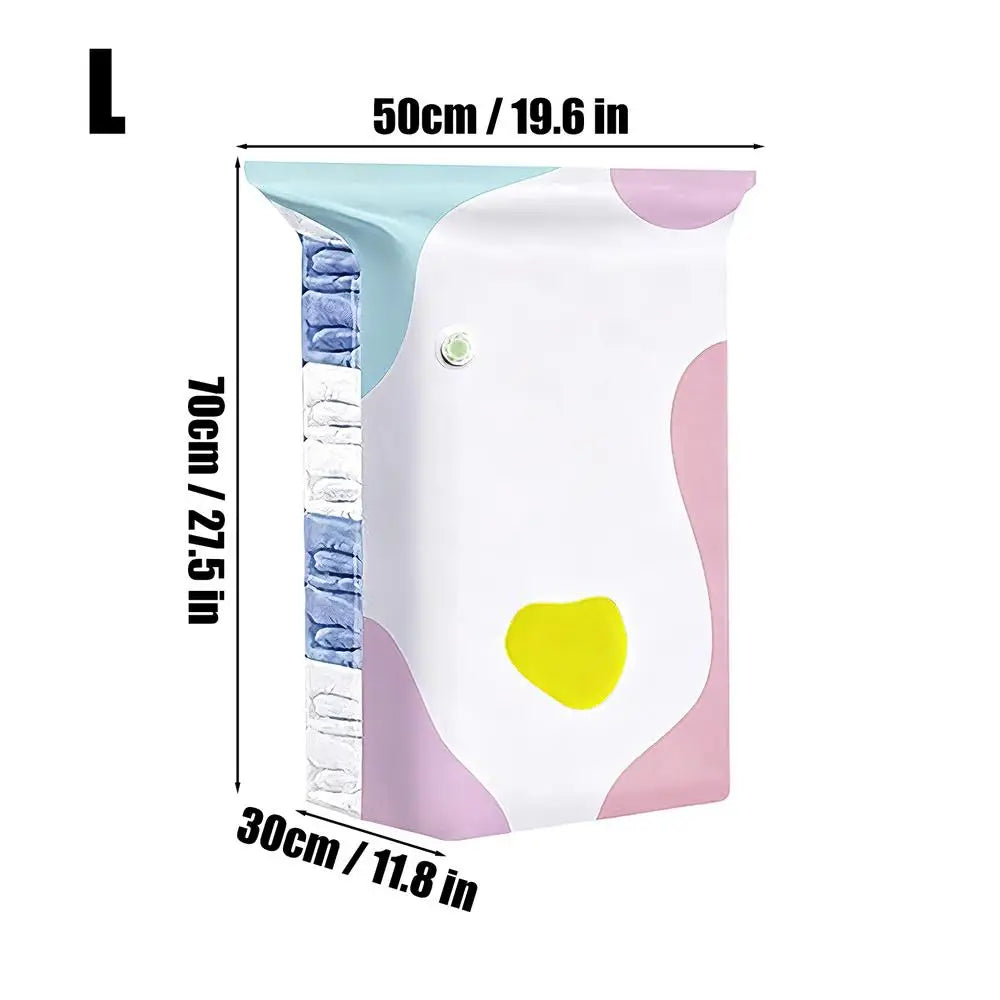 No-Pump Compression Storage Bag for Bedding & Clothes
