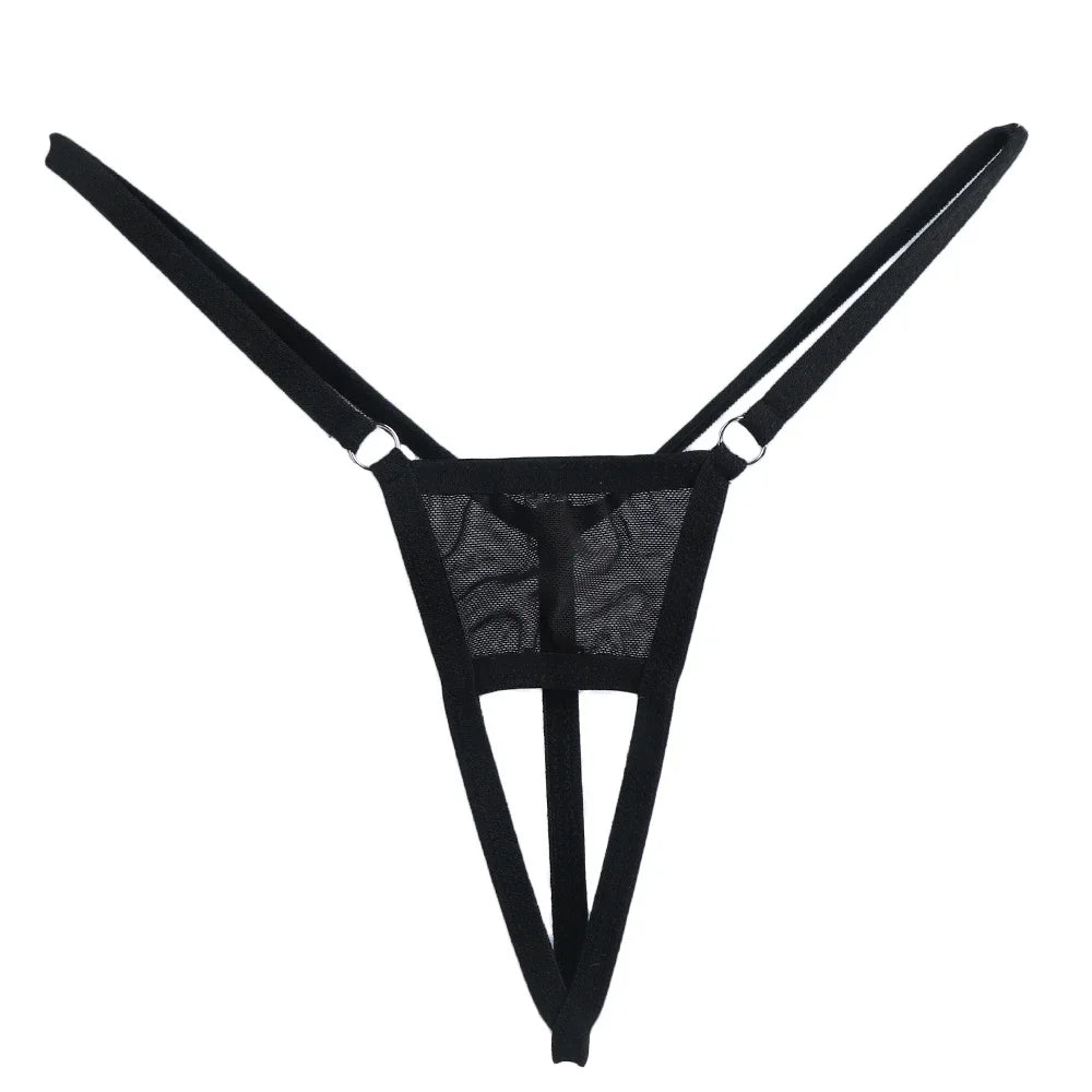 Women's Open-Crotch T-Back Thong