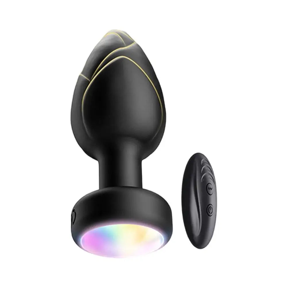 Wireless Remote Vibrating LED Anal Plug