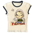 Harajuku Anime Print Gothic Y2K Baby Tee