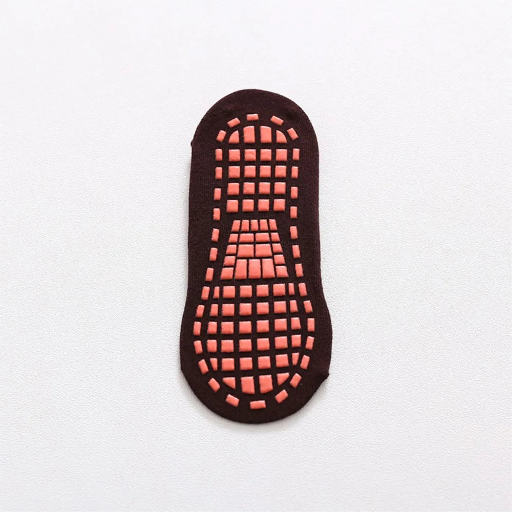 Kids Adults Anti-Slip Socks Parent-Child Trampoline Sock Cotton Socks Elasticity Sports Boys Girls Outside Children Socks