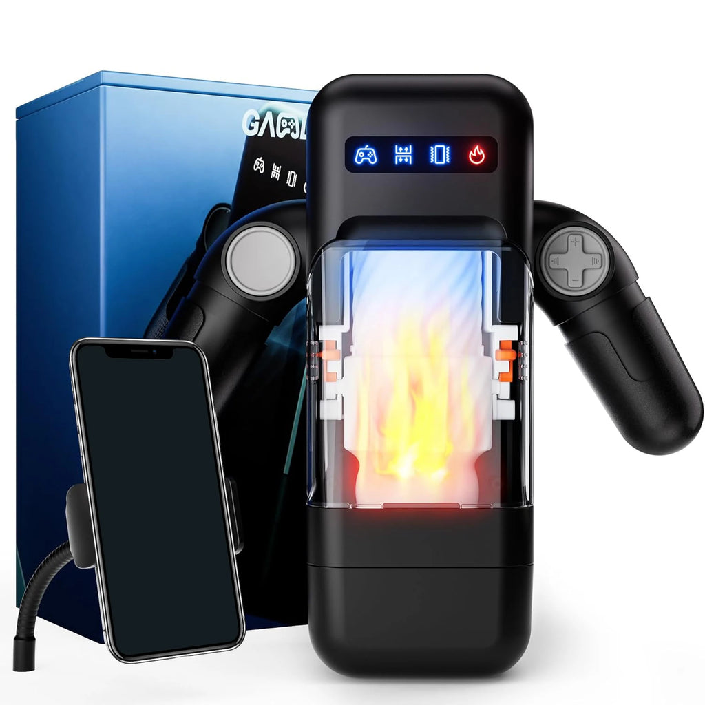 LCD Heated Thrusting Male Stroker