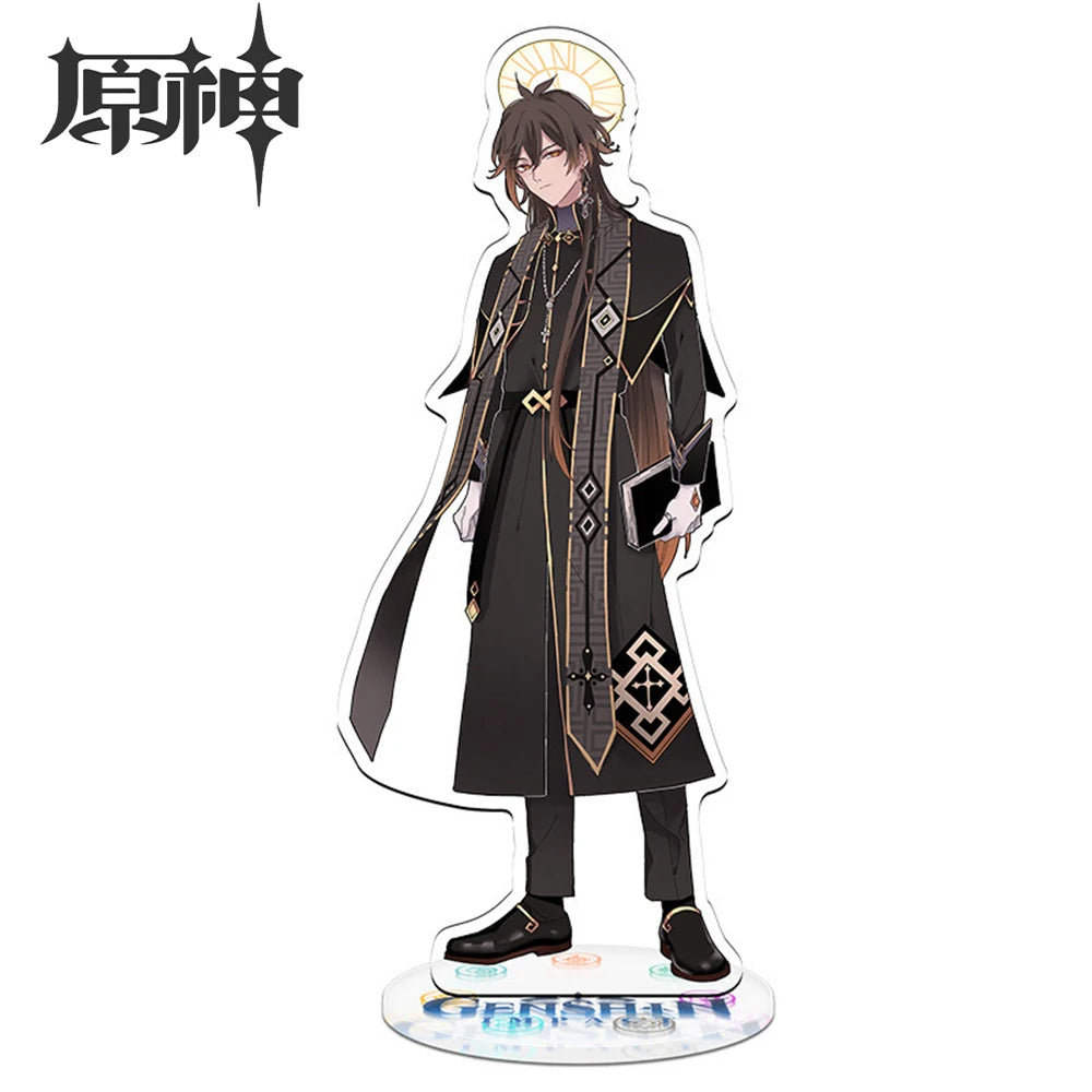 1PCS Anime Jujutsu Kaisen Yuji Itadori Satoru Gojo Stand Model Plate Desk Decor Standing Sign Game Fans Gift