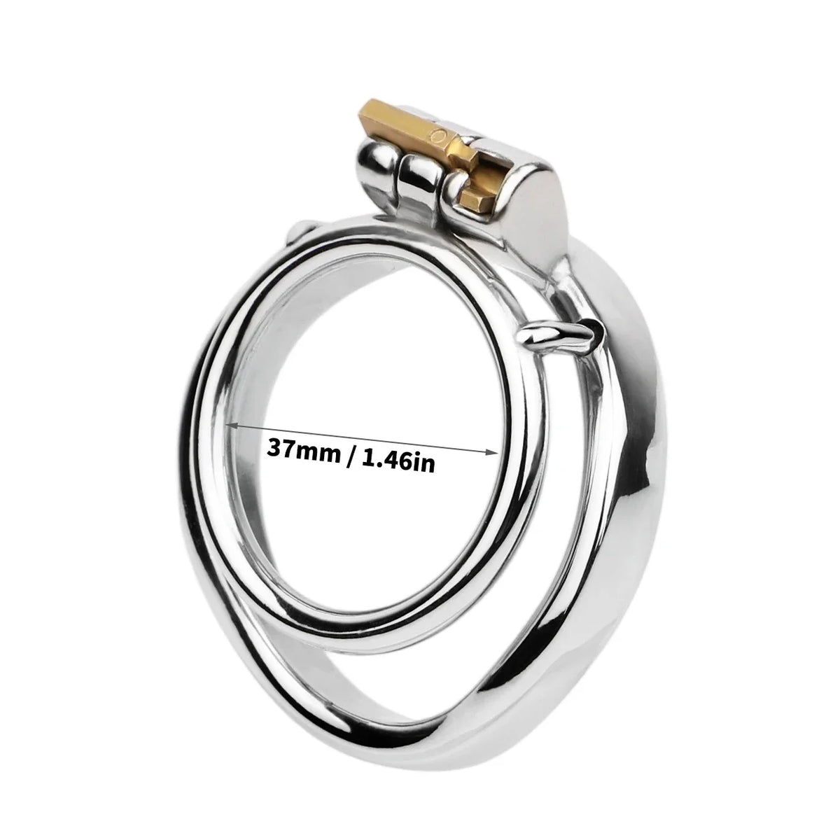 Locking Steel Chastity Cage