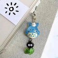 Totoro & Soot Sprite Beaded Phone Charm