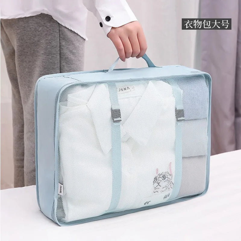 7-Piece Travel Packing Cube Set