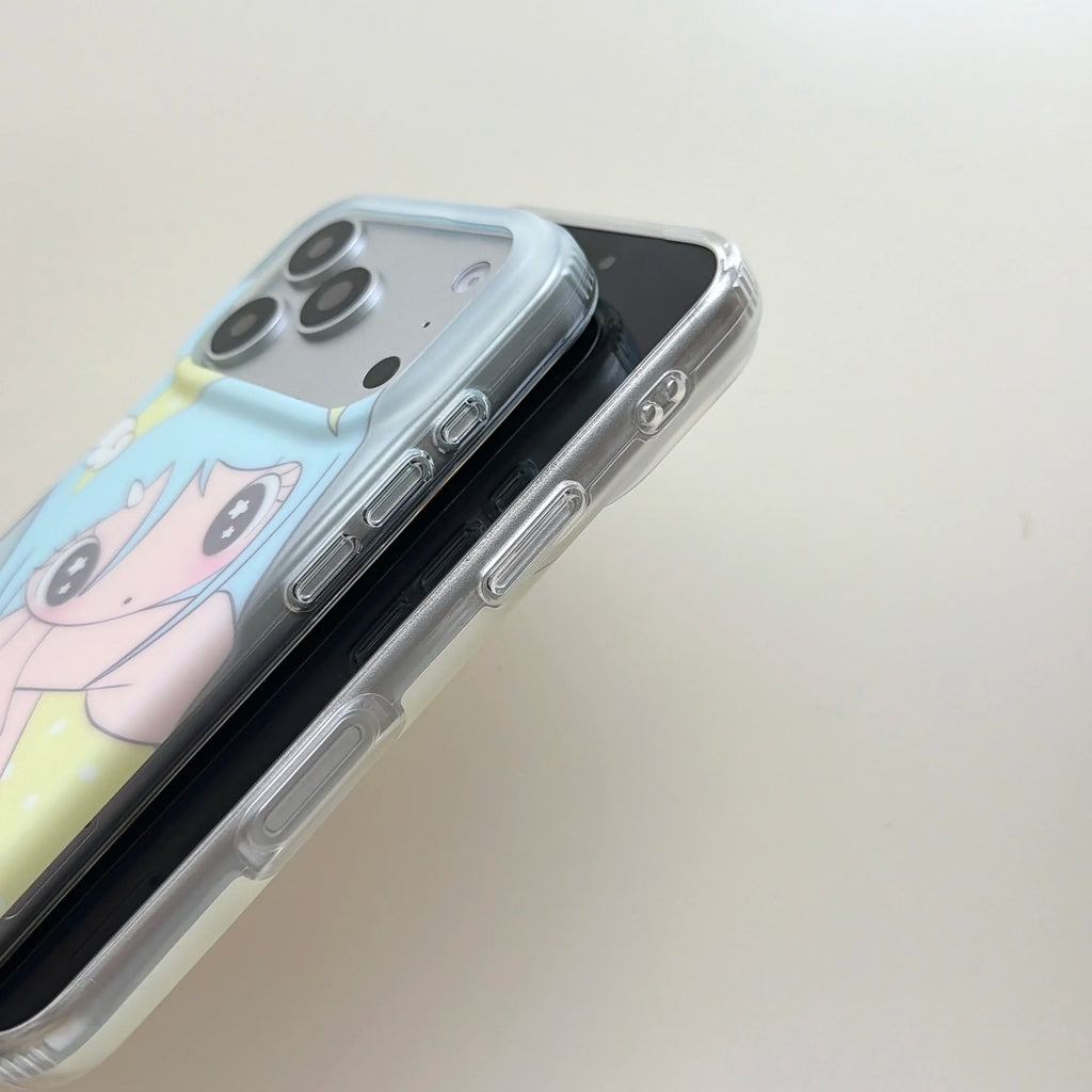 Anime Girl Shockproof Phone Case for iPhone