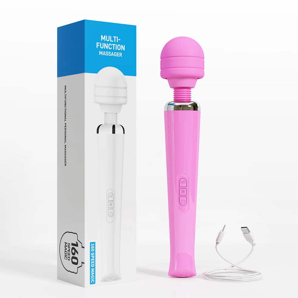 USB-Rechargeable Large Magic Wand Vibrator