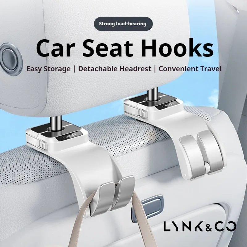 Car Interior Hanging Storage Hook Clips Organizer For LYNK&CO LYNK CO 01 03 05 06 09 2024 2025 2026 Auto Interior Accessories