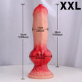 Huge Dildo Animal/Dog Dildo Realistic Penis with Suction Cup Big Butt Plug Giant Monster Cock Dick Adults Supplies for Men Women