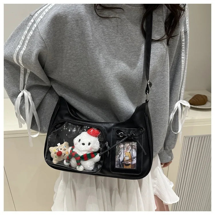 Harajuku Transparent Ita Shoulder Bag
